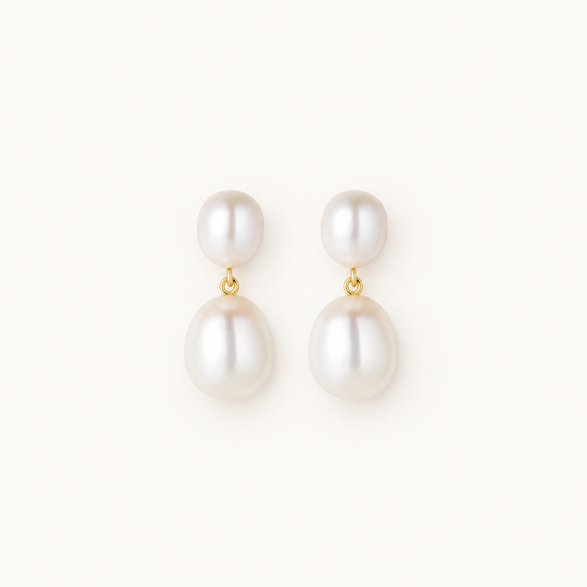 Sevilla Double Pearl Drop Earrings