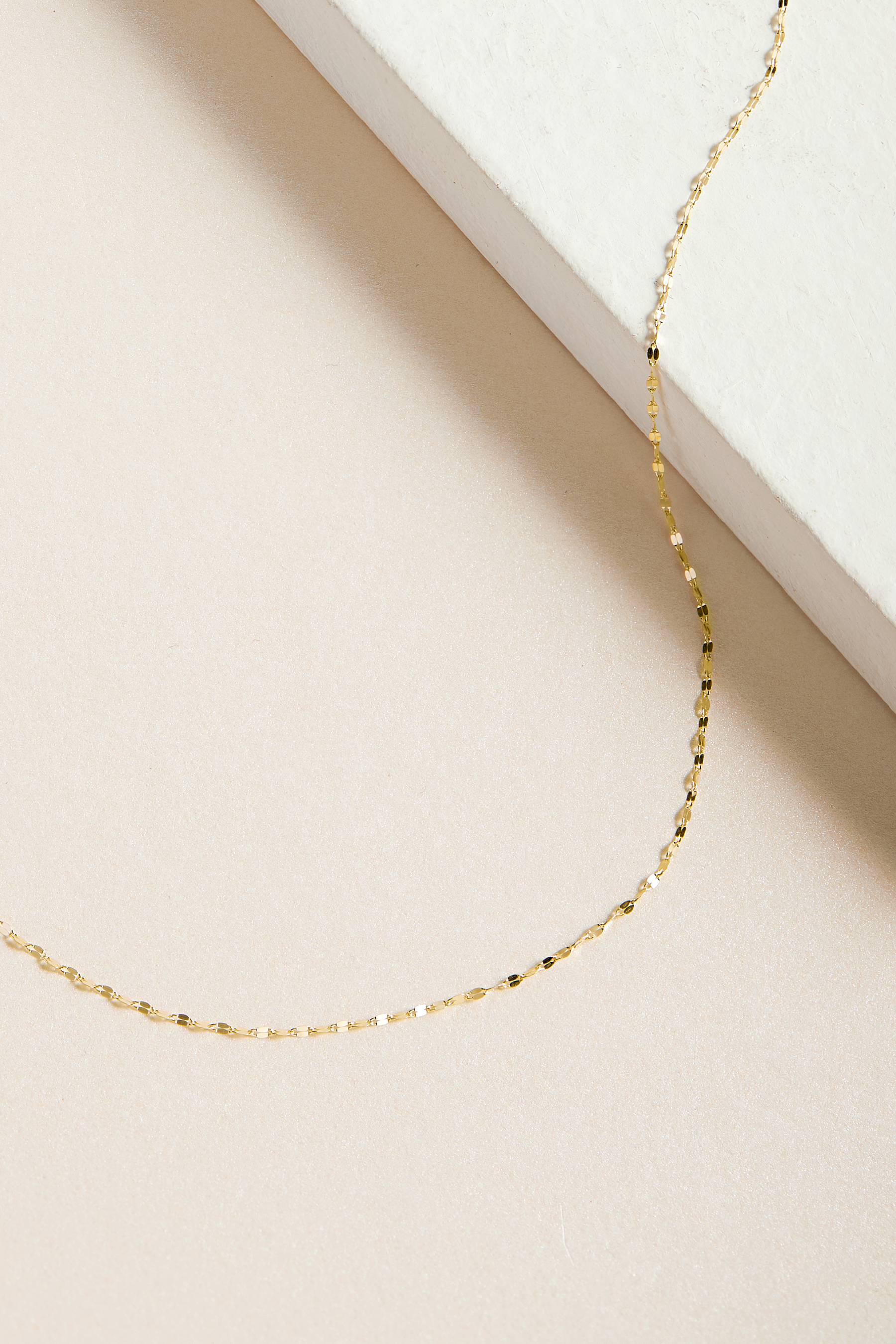 SHIMMER CHAIN - PETAL NECKLACE