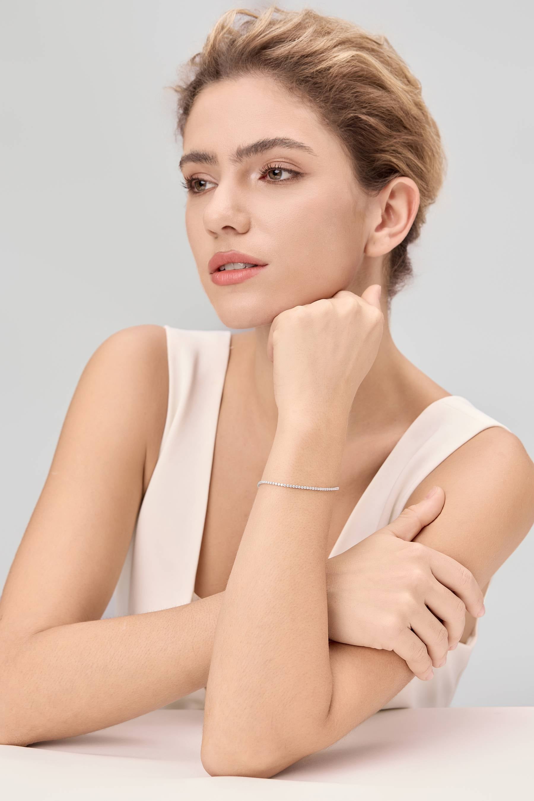 Tennis bracelet - Silver