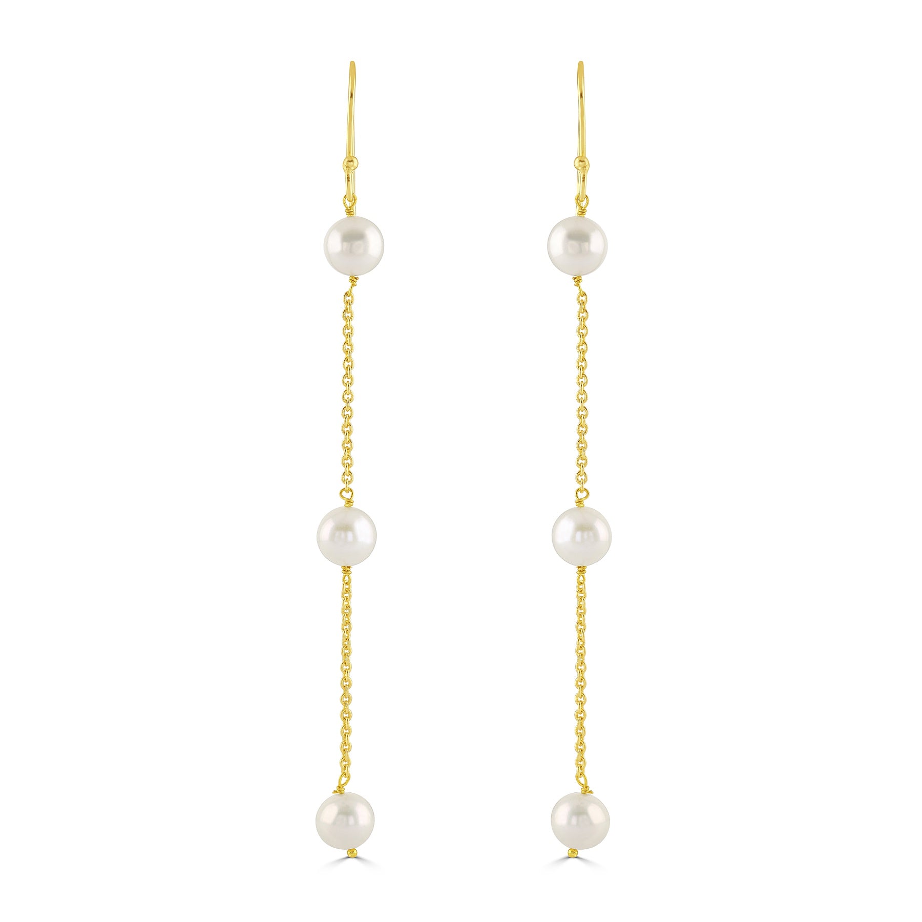 ZARA // Pearl drop earrings