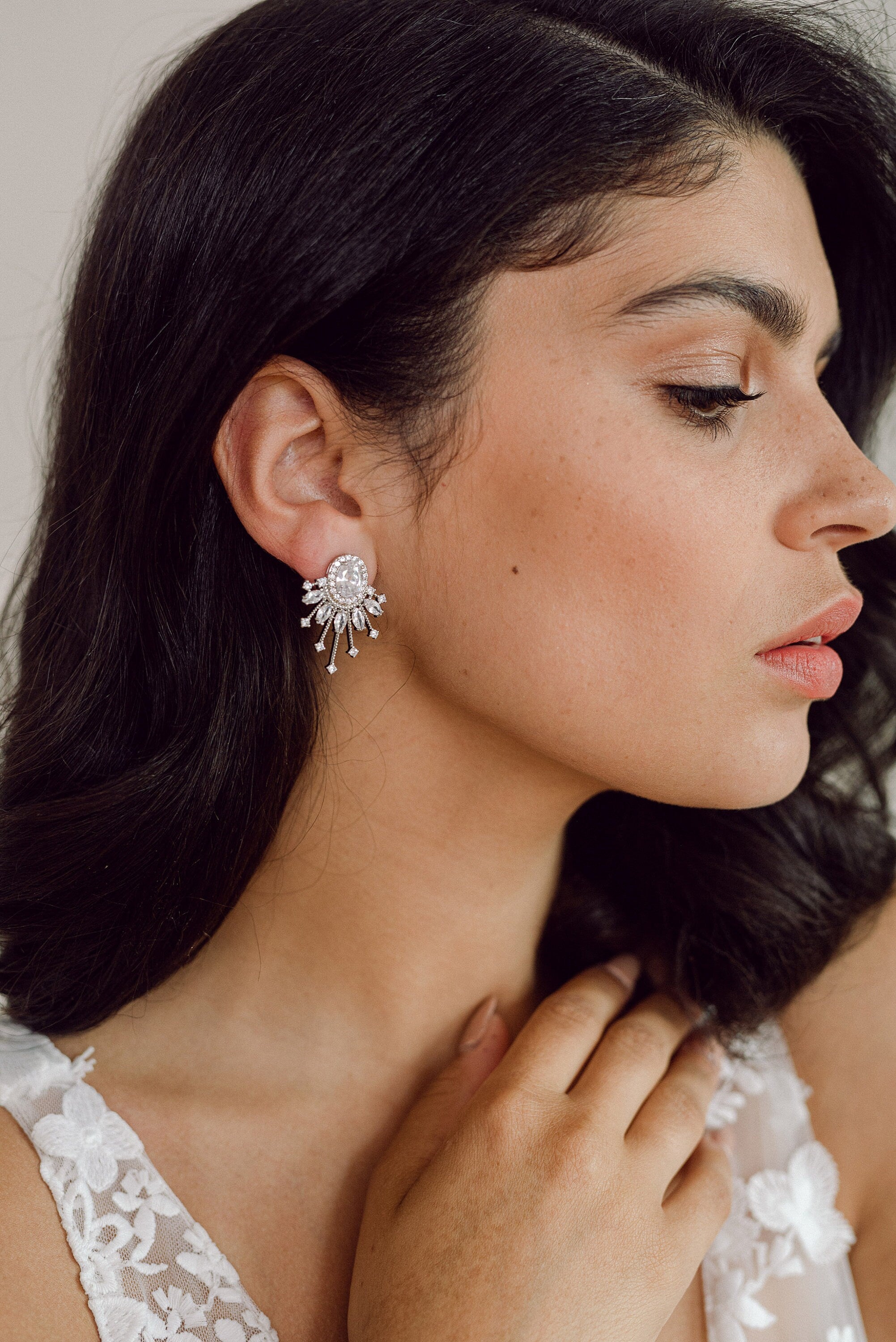 LANA // Bridal cluster studs