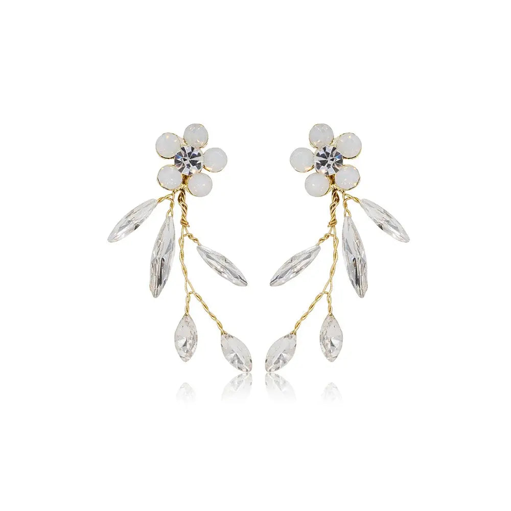 Abella Earrings Gold // Brides & Hairpins