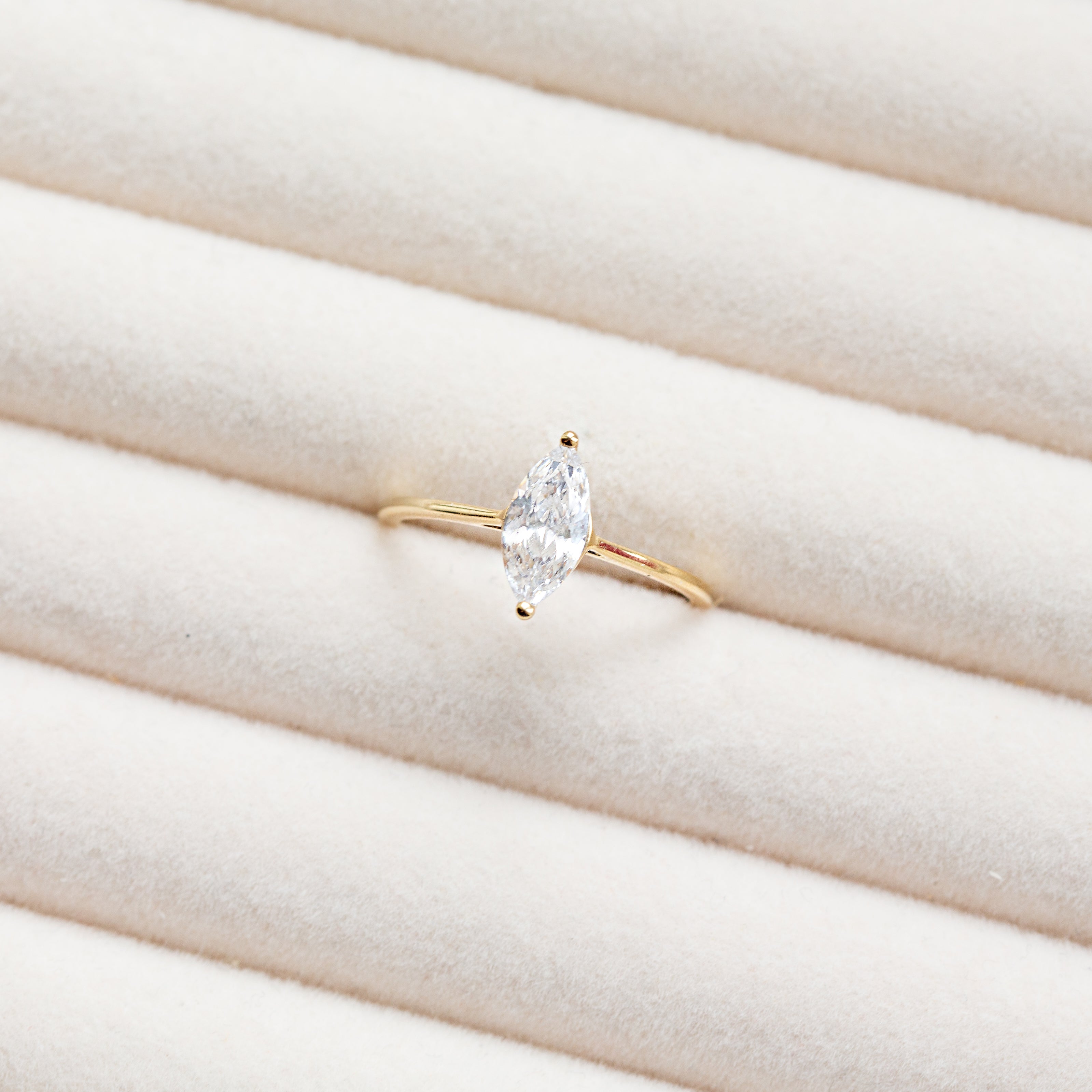 Margot - Marquise Ring in Gold