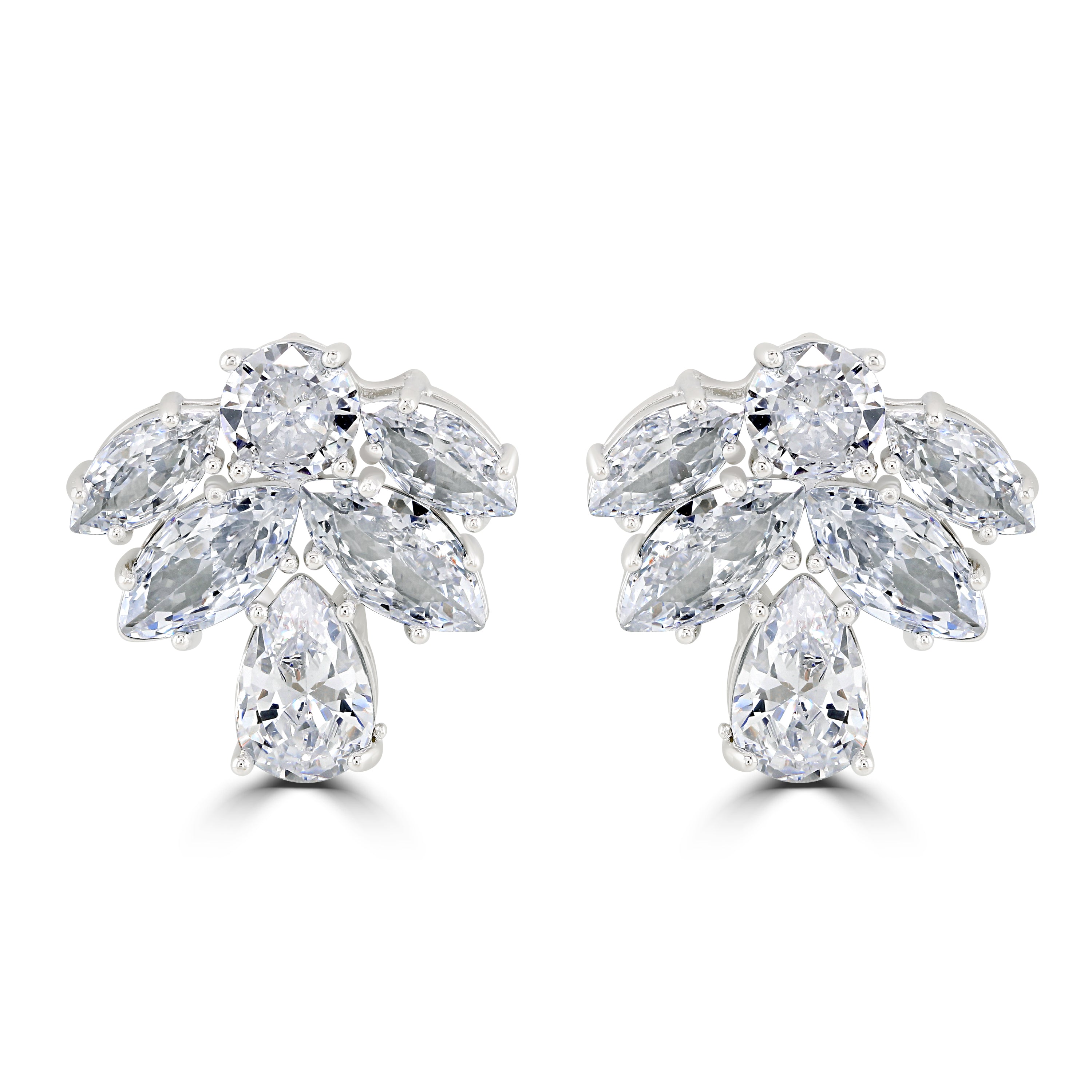 ESTEE // Bridal cluster earrings