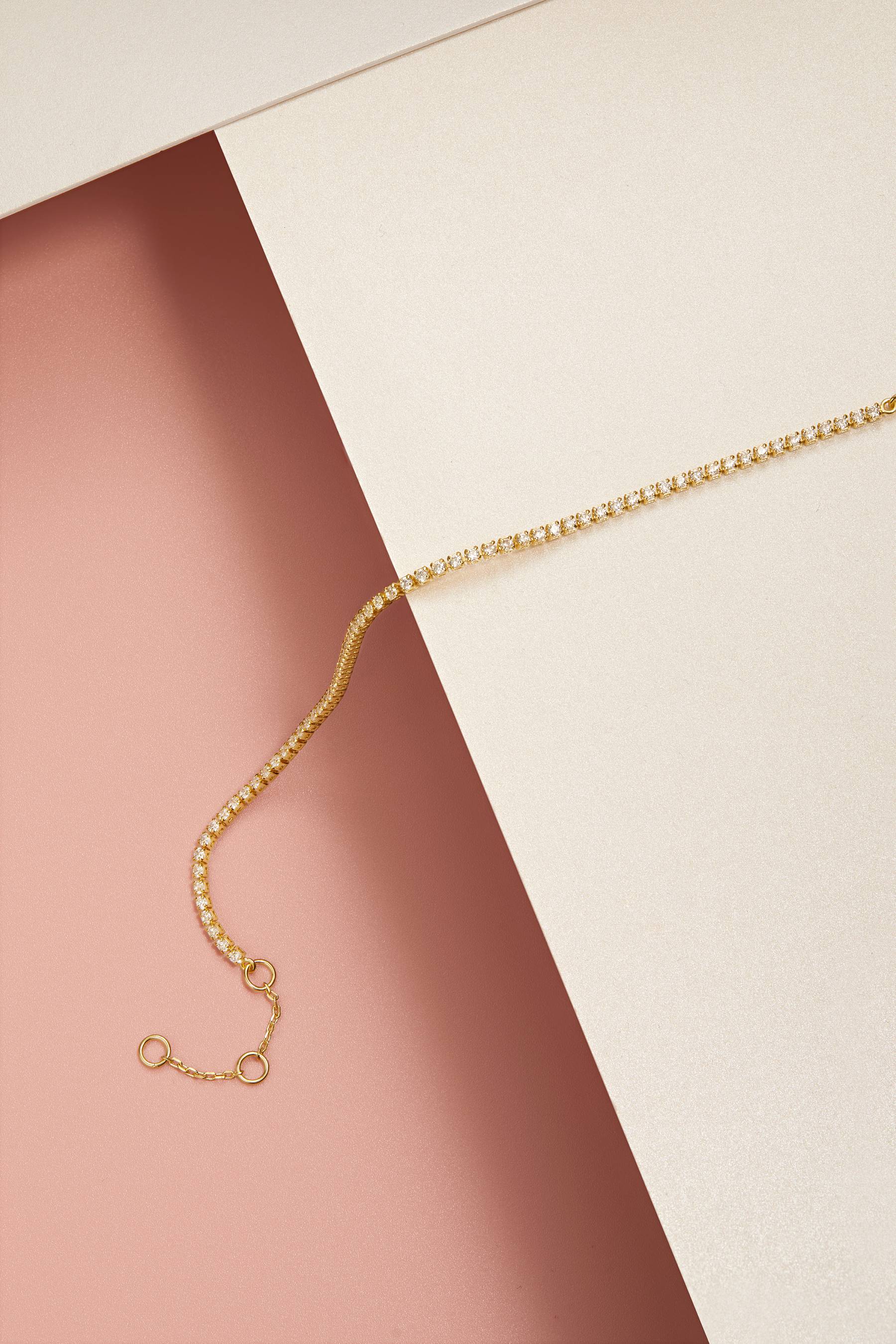 Tennis bracelet - Gold