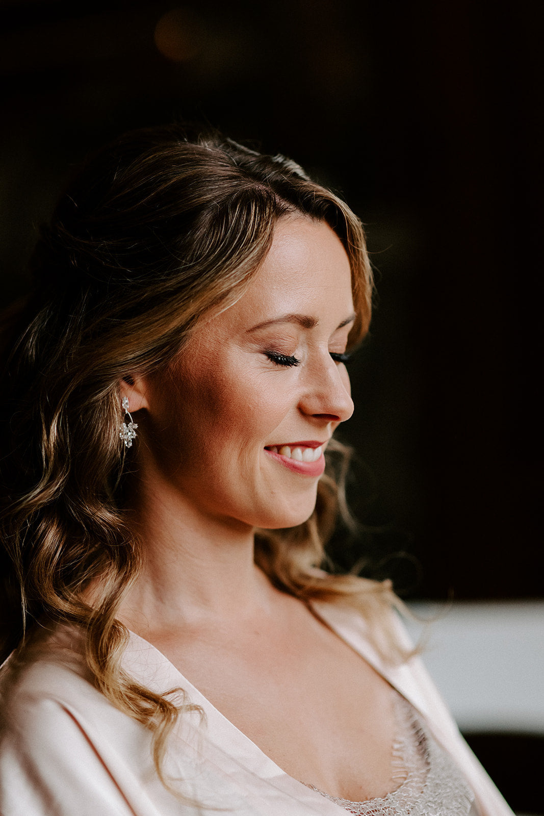 ANNA // Silver Bridal Earrings